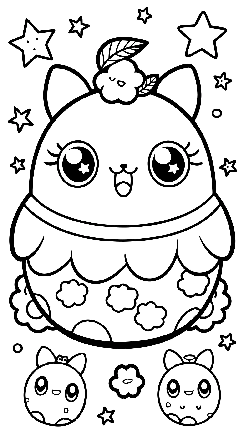 coloriages mignons squishmallow